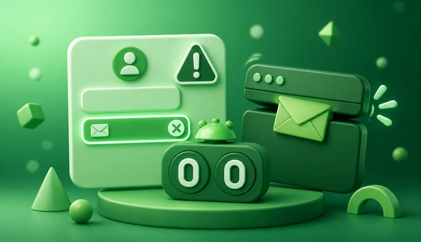 The four points where a burner email signup goes wrong, from a rejected domain to an expired inbox